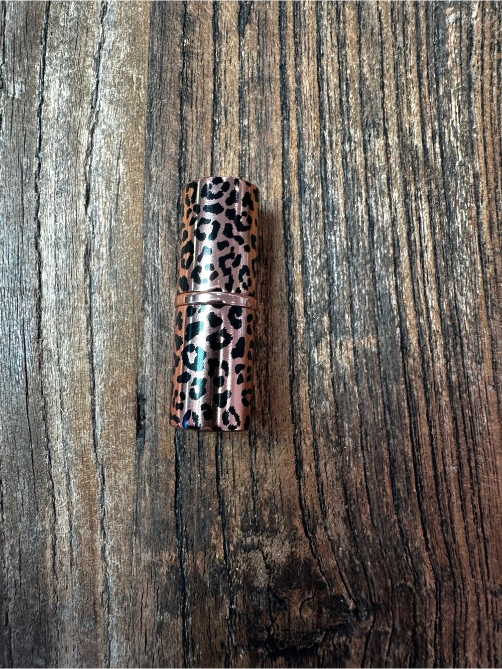 Tom Ford Lipstick in Leopard-Patterned Case with Rose Gold Accent
